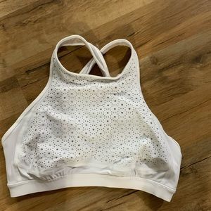 lululemon size 6 high neck sports bra